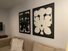 Simetria Orgánica - Arte Blanco Y Negro cuadro decorativo para sala moderna | arte para hogar | Studio MagArt