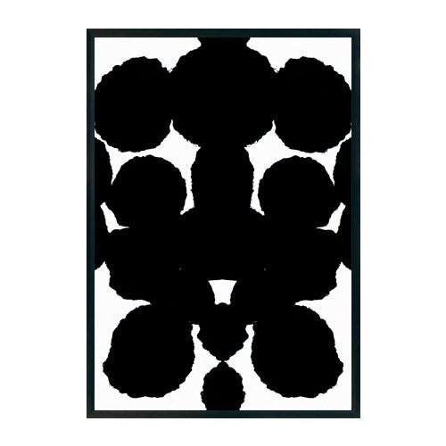 Simetria Orgánica - Arte Blanco Y Negro cuadro decorativo para sala moderna | arte para hogar | Studio MagArt
