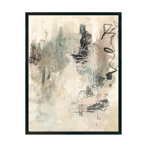 Tonos Tierra y Gris - Elegancia Contemporánea en Abstracto cuadro decorativo para sala moderna | arte para hogar | Studio MagArt