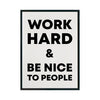 Work Hard cuadro decorativo para sala moderna | arte para hogar | Studio MagArt